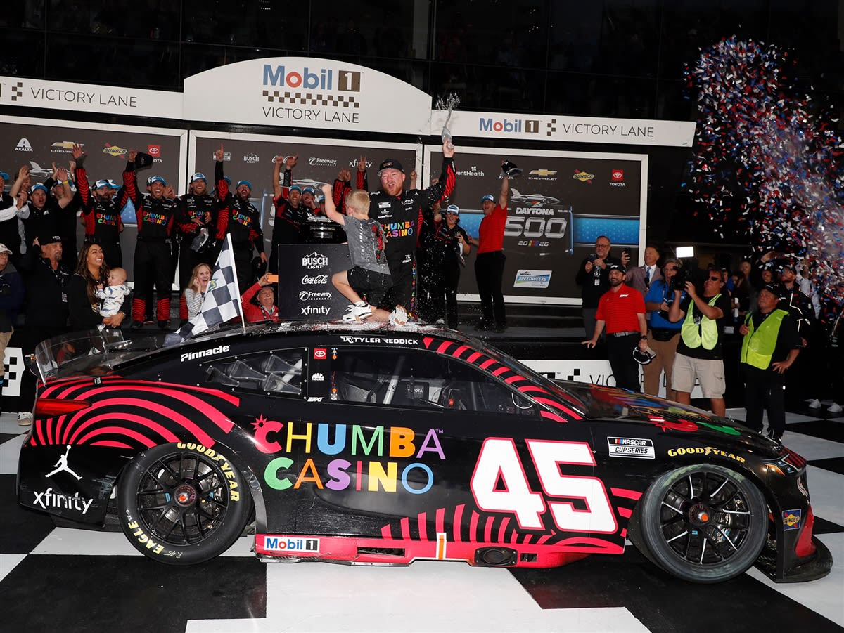 TYLER REDDICK 2026 CHUMBA CASINO DAYTONA 500 RACED WIN 1:24 ARC COLOR CHROME DIE-CAST