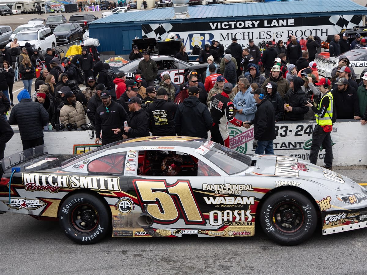STEPHEN NASSE 2025 MITCH SMITH RACING SNOWBALL DERBY RACED WIN 1:24 ARC DIECAST