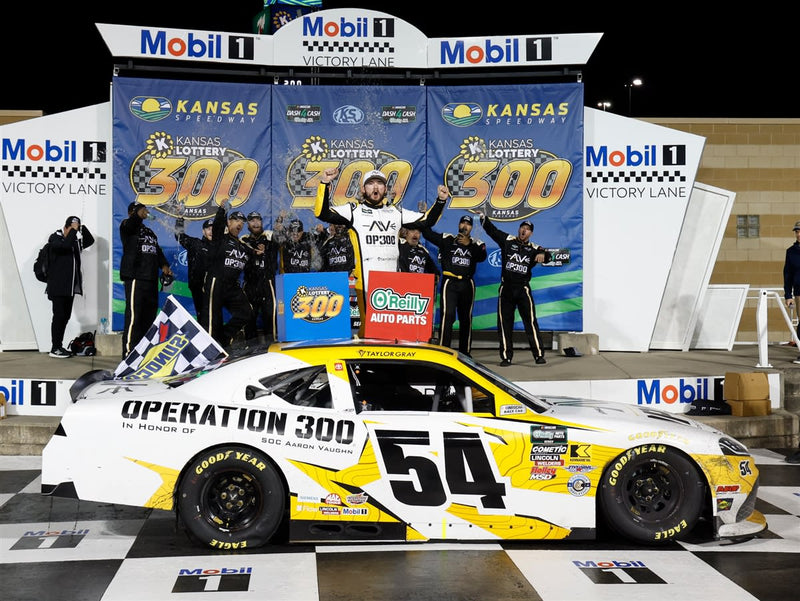 TAYLOR GRAY 2026 OPERATION 300 KANSAS RACED WIN 1:24 ARC DIECAST