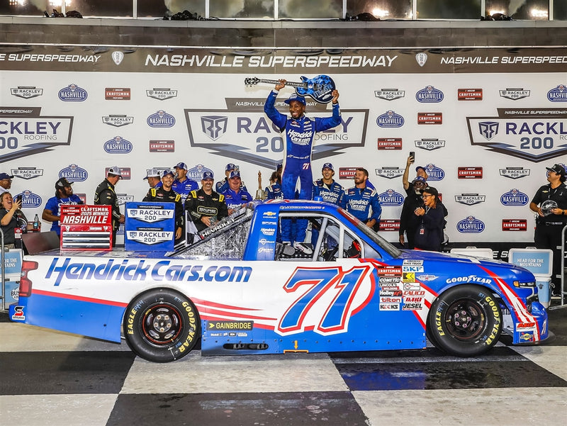 RAJAH CARUTH 2025 HENDRICKCARS.COM NASHVILLE RACED WIN 1:24 ARC DIECAST