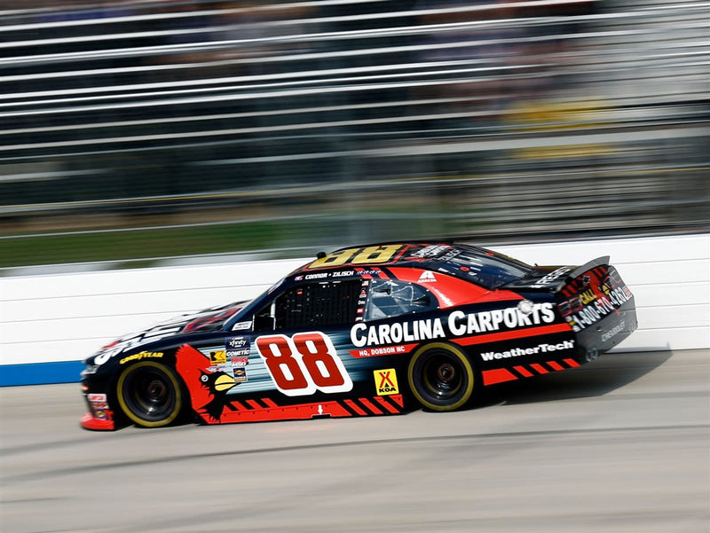 CONNOR ZILISCH 2025 CAROLINA CARPORTS DOVER RACED WIN 1:24 COLOR CHROME ARC DIECAST