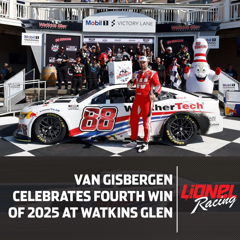 SHANE VAN GISBERGEN 2025 WEATHERTECH WATKINS GLEN RACED WIN 1:24 ARC DIECAST
