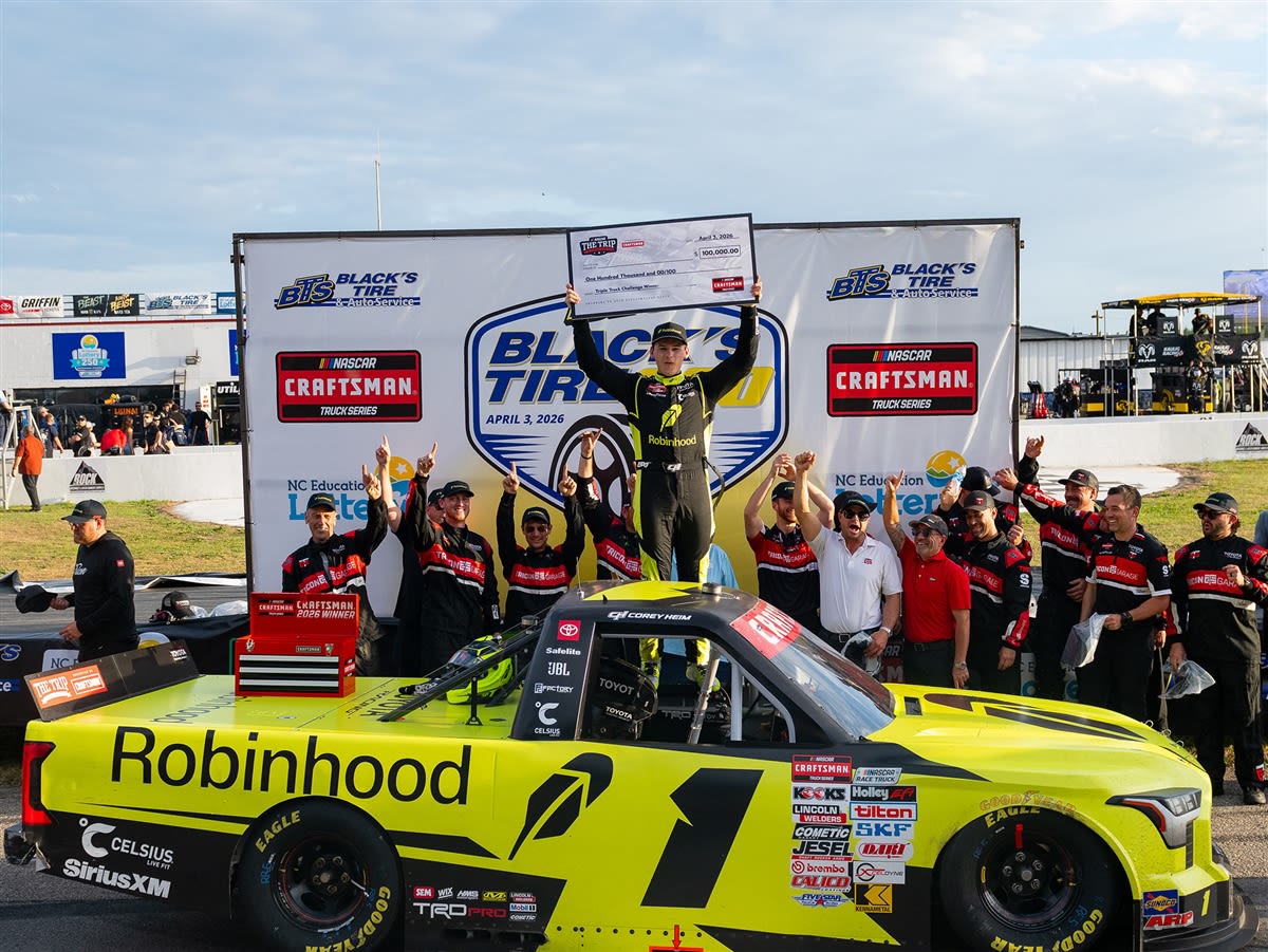 COREY HEIM 2026 ROBINHOOD ROCKINGHAM RACE WIN 1:64 ARC DIECAST
