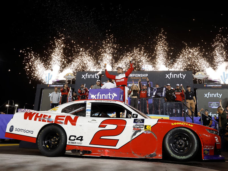 JESSE LOVE 2025 WHELEN PHOENIX RACED WIN 1:24 ARC COLOR CHROME DIECAST