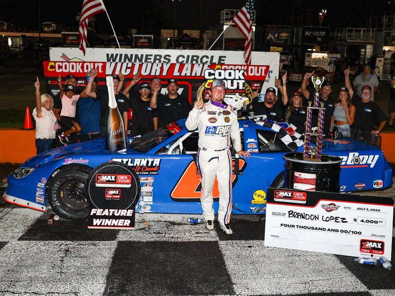 BRANDON LOPEZ 2025 ATLANTA PAVING & CONCRETE RACED WIN 1:64 ARC DIECAST