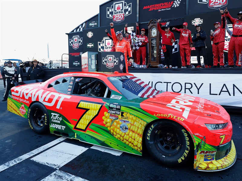JUSTIN ALLGAIER 2026 BRANDT MARTINSVILLE RACE WIN 1:24 GALAXY