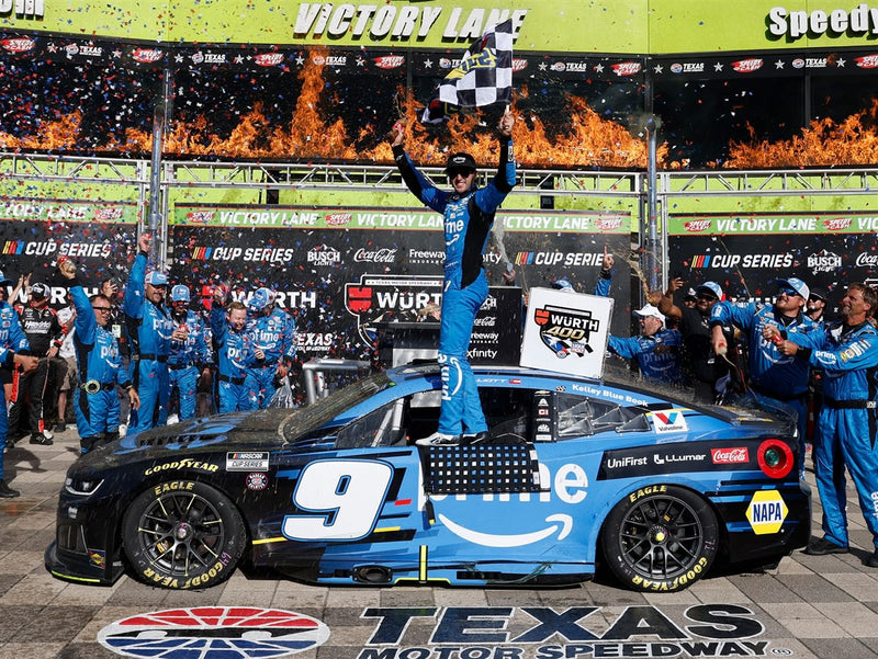 CHASE ELLIOTT 2026 AMAZON PRIME TEXAS RACED WIN 1:24 COLOR CHROME ARC DIECAST