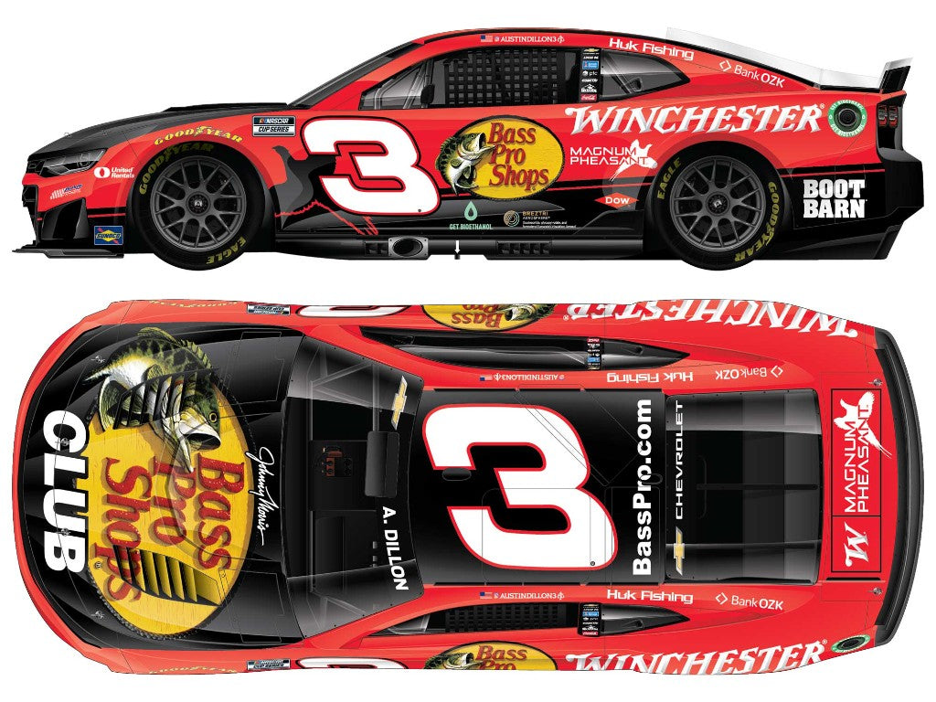 AUSTIN DILLON 2026 BASS PRO SHOPS / WINCHESTER MAGNUM PHEASANT 1:64 ARC DIECAST