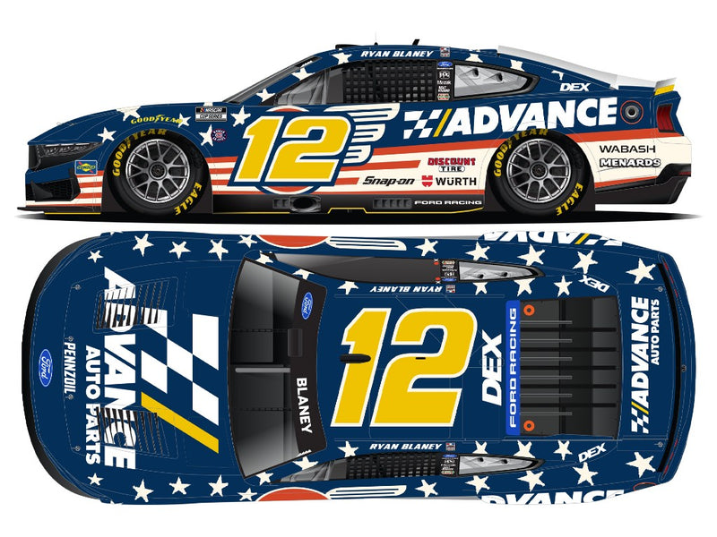 RYAN BLANEY 2026 ADVANCE AUTO PARTS PATRIOTIC 1:64 ARC DIECAST