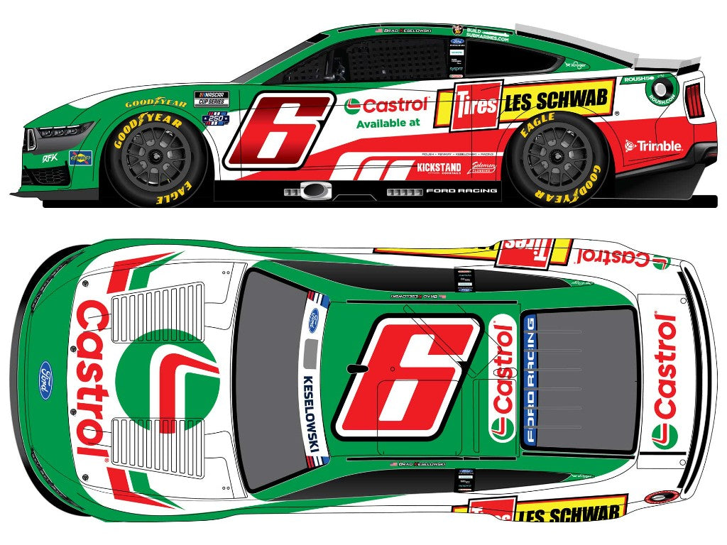 BRAD KESELOWSKI 2026 CASTROL / LES SCHWAB 1:24 ELITE DIECAST