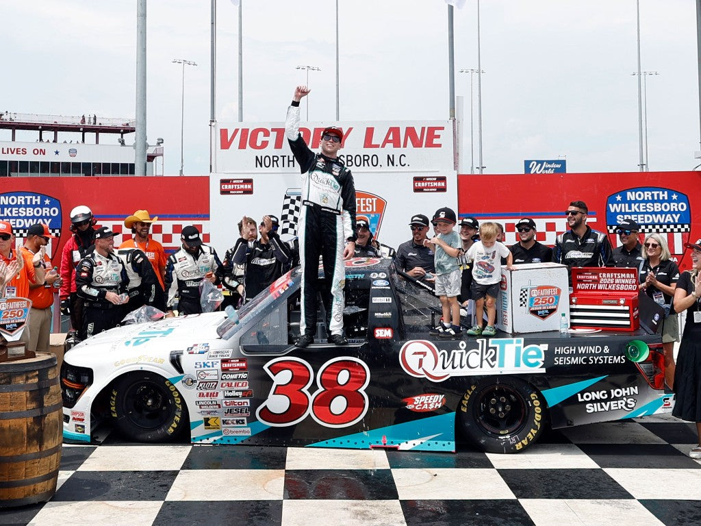 CHANDLER SMITH 2026 QUICKTIE NORTH WILKESBORO RACE WIN 1:24 ARC DIECAST