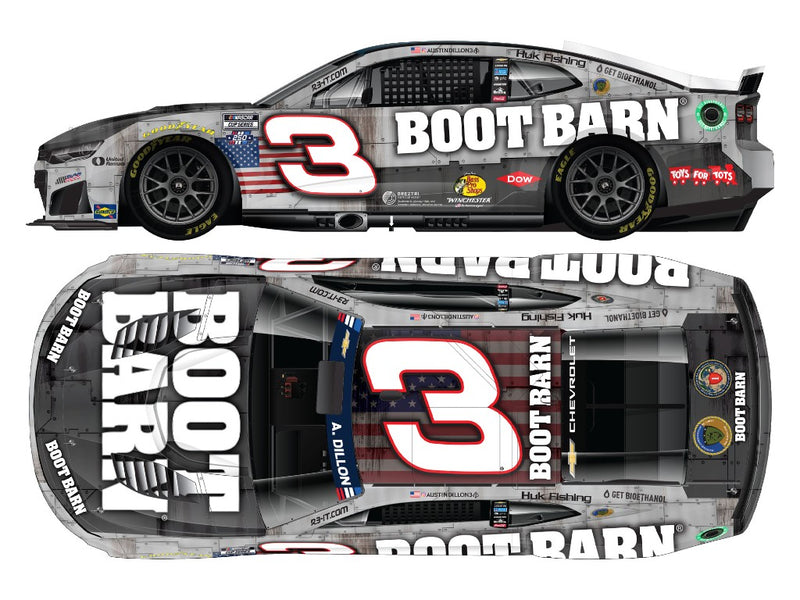 AUSTIN DILLON 2026 BOOT BARN PATRIOTIC 1:64 ARC DIECAST
