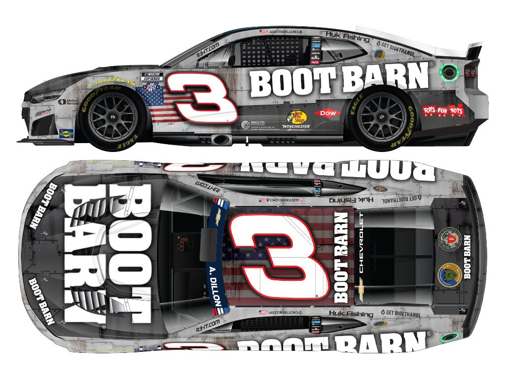 AUSTIN DILLON 2026 BOOT BARN PATRIOTIC 1:24 ARC DIECAST