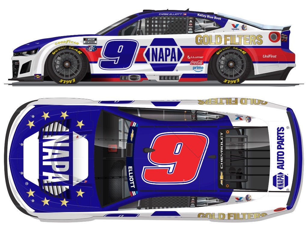 CHASE ELLIOTT 2026 NAPA GOLD FILTERS PATRIOTIC 1:64 ARC DIECAST