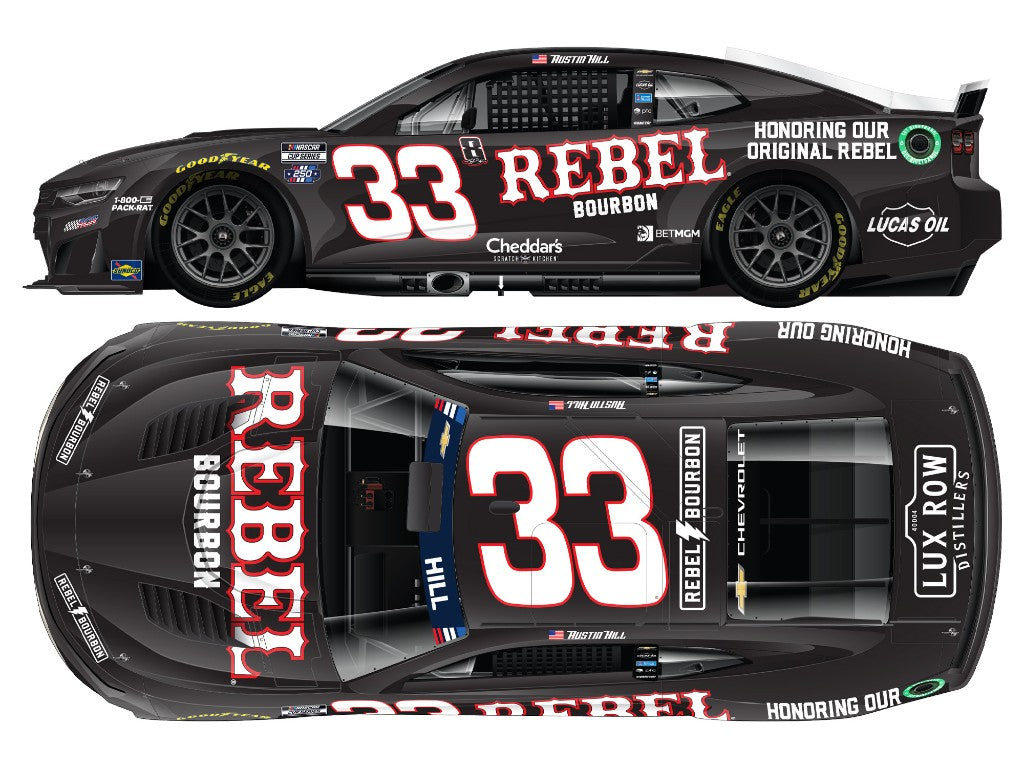 AUSTIN HILL 2026 REBEL BOURBON TRIBUTE 1:64 ARC ACRYLIC CASE DIECAST