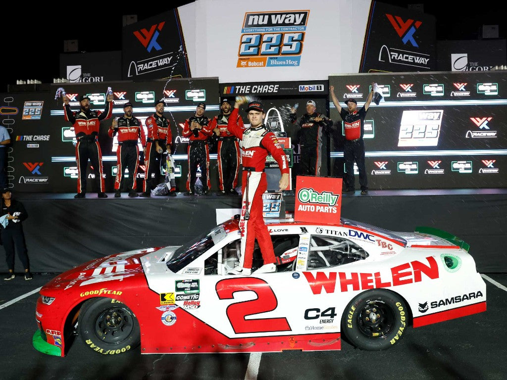 JESSE LOVE 2026 WHELEN WWTR RACE WIN 1:24 COLOR CHROME ARC DIECAST