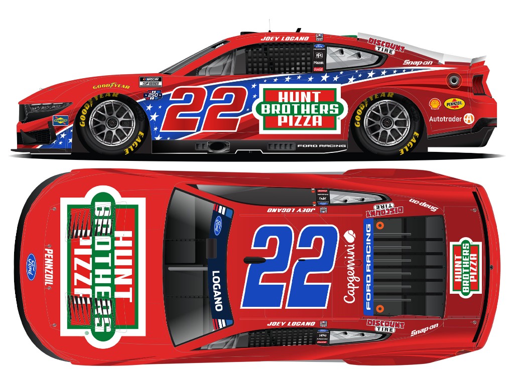 JOEY LOGANO 2026 HUNT BROTHERS PIZZA RED 1:24 ARC DIECAST