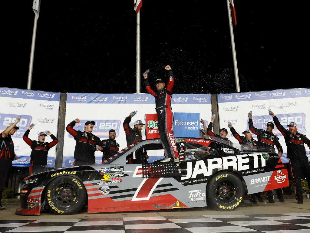 JUSTIN ALLGAIER 2026 JARRETT ECHOPARK RACE WIN 1:24 ARC DIECAST