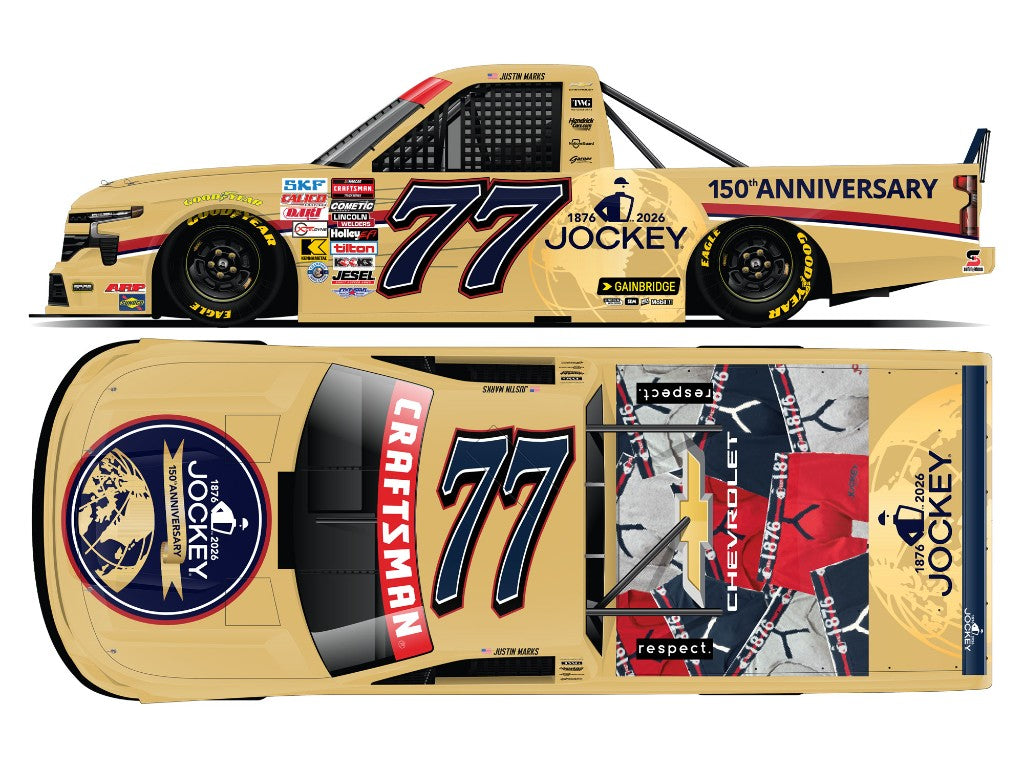 JUSTIN MARKS 2026 JOCKEY 150TH ANNIVERSARY 1:24 ARC DIECAST