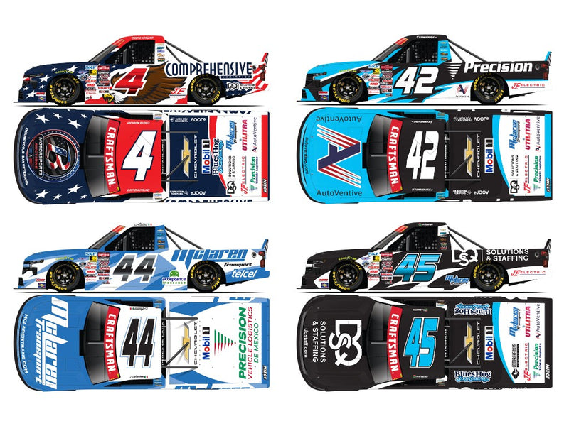 NIECE MOTORSPORTS 2026 FOUR-TRUCK 1:64 ARC DIECAST SET