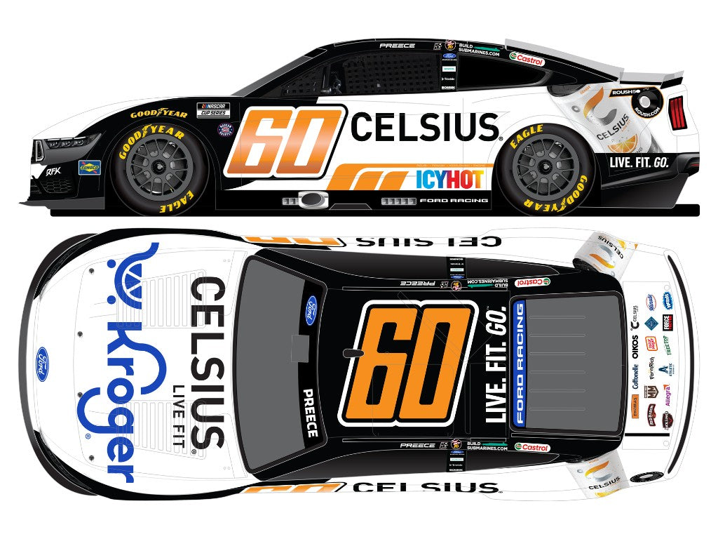 RYAN PREECE 2026 KROGER CELSIUS 1:24 ARC AUTOGRAPHED DIECAST