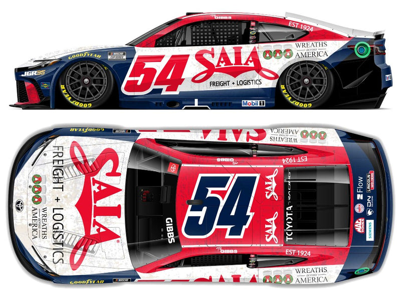 TY GIBBS 2026 SAIA WREATHS ACROSS AMERICA 1:24 ELITE DIECAST
