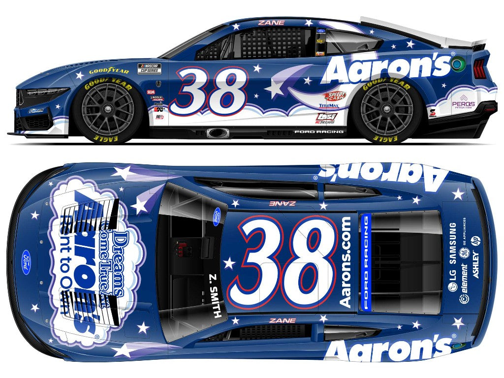 ZANE SMITH 2026 AARON'S DREAM MACHINE 1:24 COLOR CHROME ARC DIECAST